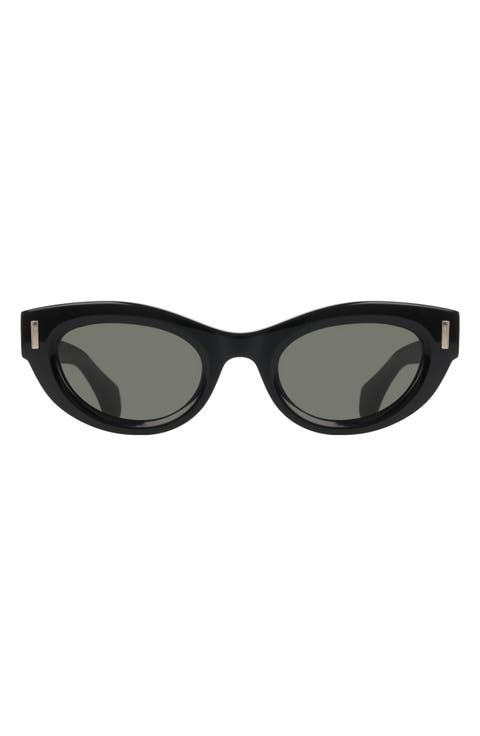 49mm Small Cat Eye Sunglasses