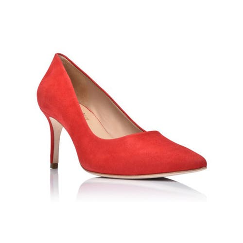 Joan Oloff Shoes Deborah Pump In Red