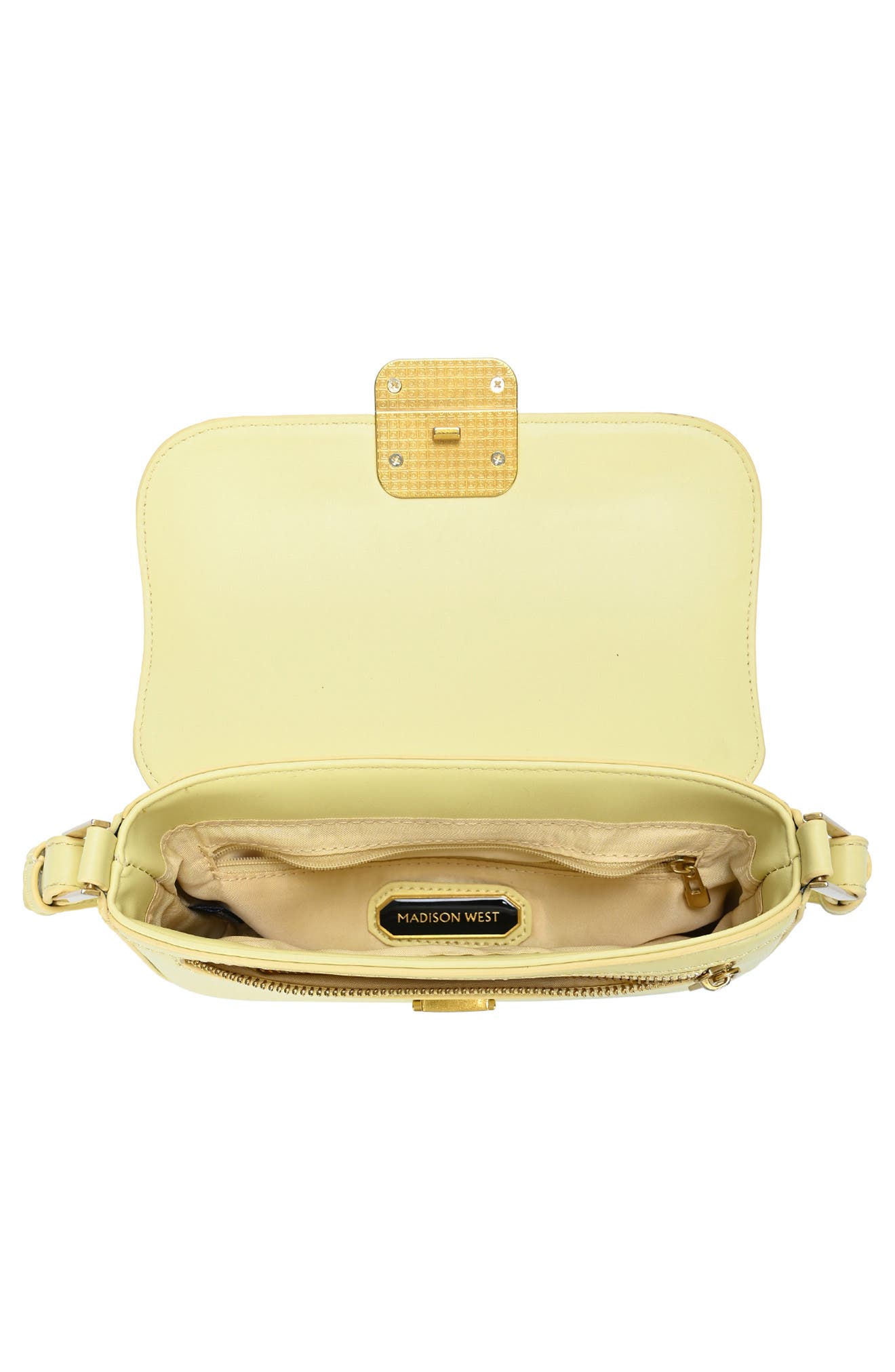 Flap Shoulder Bag, Alternate, color, YELLOW