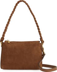 Reiss Paige Suede Crossbody Bag