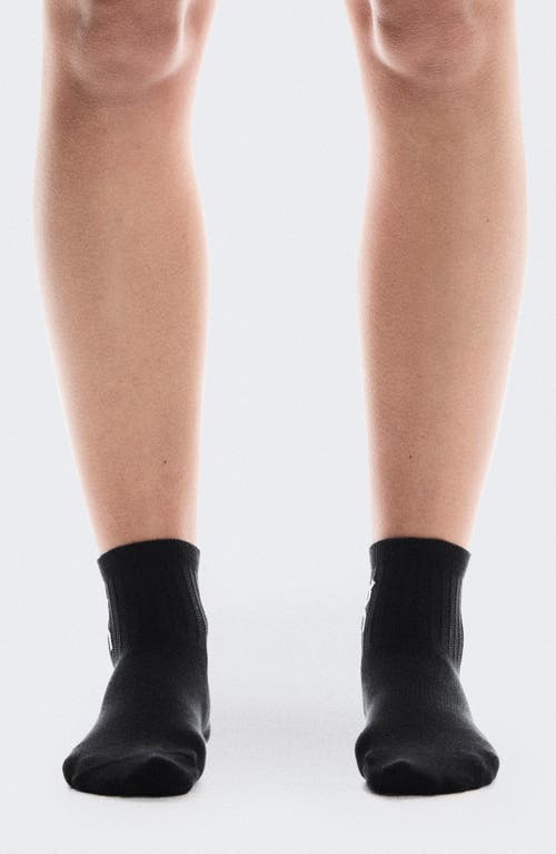 Shop On Logo Mid 3-pack Socks In Black