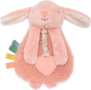 Pink Bunny Lovey & Teether