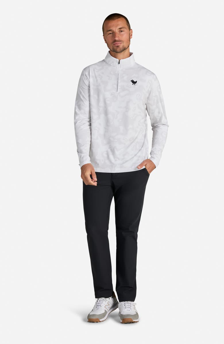 Bad Birdie Velocity Quarter-Zip Pullover, Alternate, color, Arctic Rain