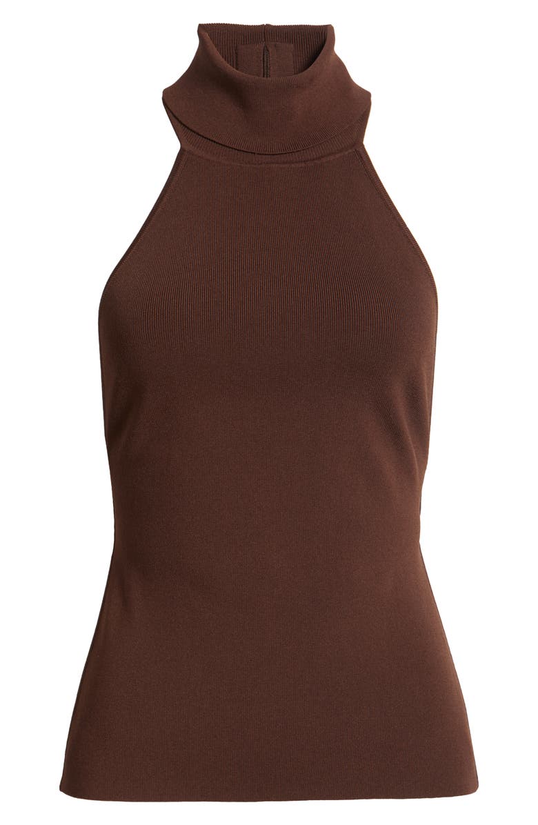 Cult Gaia Wake Sleeveless Turtleneck Sweater, Alternate, color,