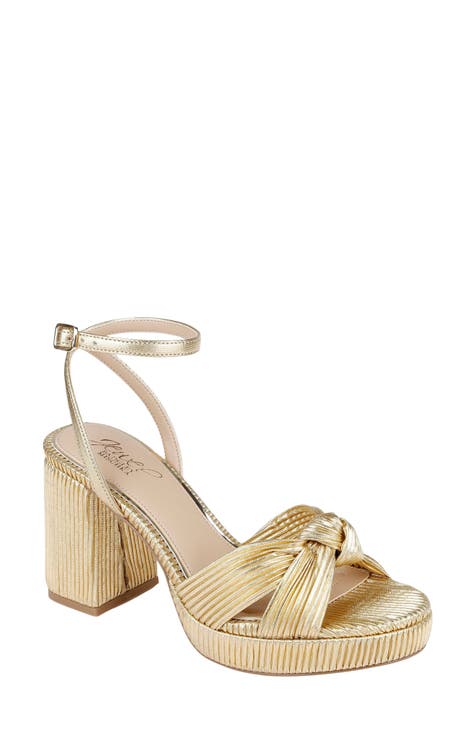 Jewel shops by badgley mischka keshia iii evening sandals