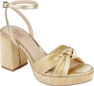 Jewel Badgley Mischka Tyler Ankle Strap Platform Sandal