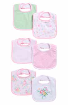 Little Me 6-Pack Assorted Bouquet Bibs
