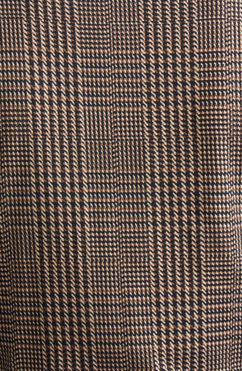 Veronica Beard Charissa Plaid Long Sleeve Body-Con Dress, Alternate, color, Dark Acorn Multi