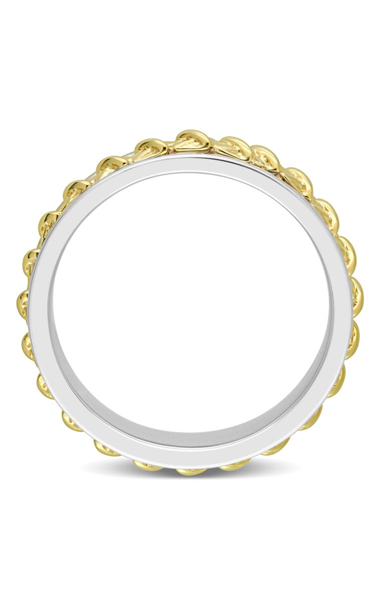 Julianna B. Eternity Ring Wedding Band 14k Two-Tone Gold, Alternate, color, 