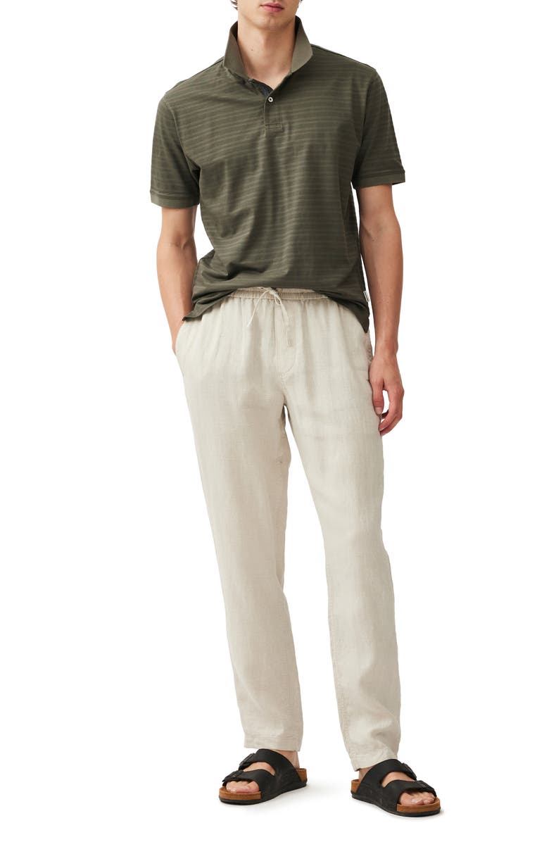 Rodd & Gunn Evans Bay Stripe Cotton Piqué Polo, Alternate, color, Forest