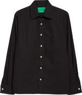 EMILY DAWN LONG Jeff's Cotton Poplin Button-Up Shirt