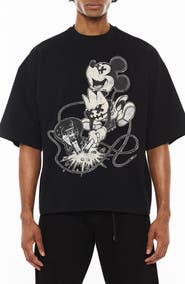 Cult of Individuality Oversize Mickie Mouse Graphic T-Shirt