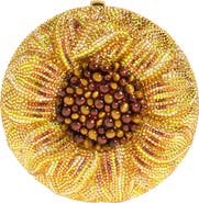 JUDITH LEIBER COUTURE Sunflower Soleil Crystal Minaudière