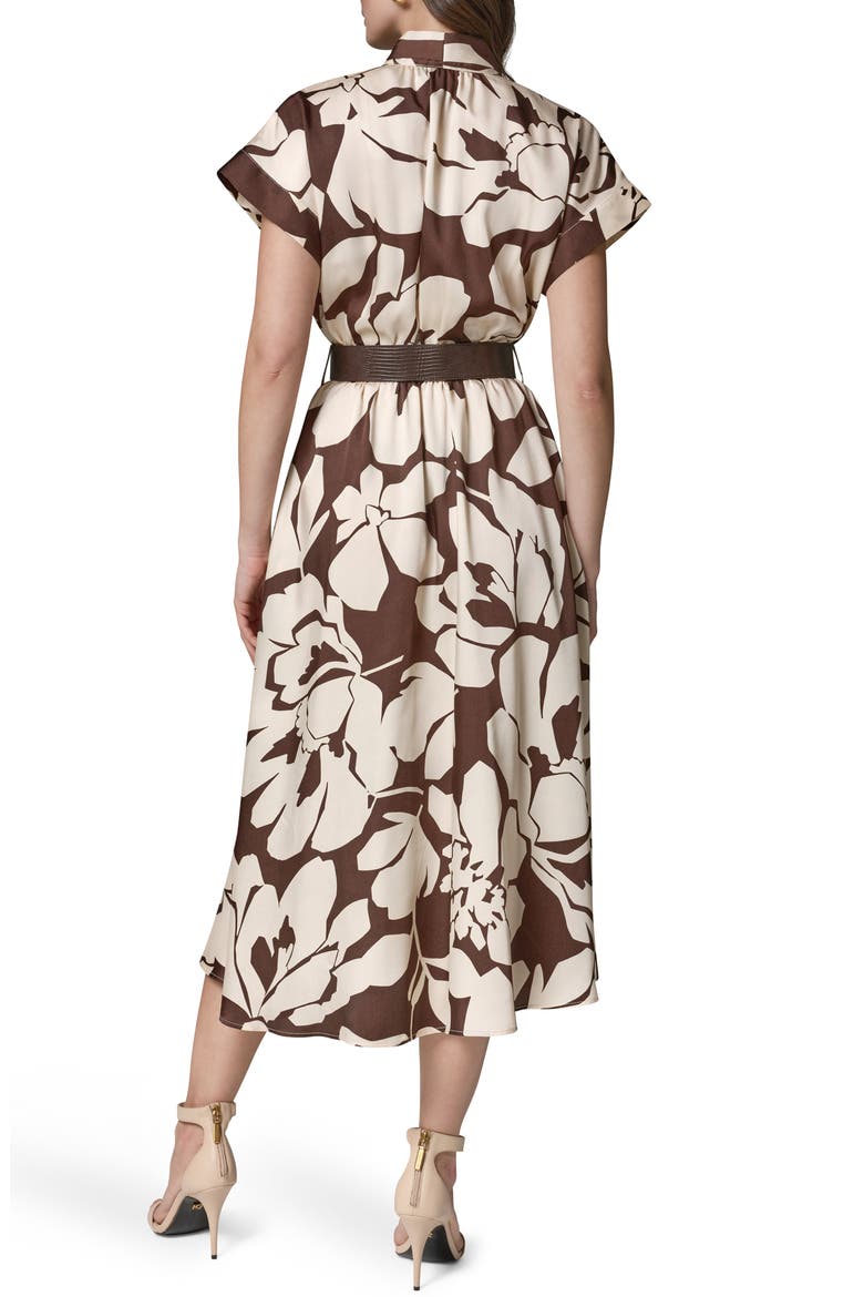 Belted Midi Dress, Alternate, color, CANYON