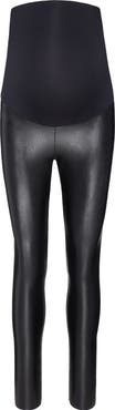 Commando Over the Bump Faux Leather Maternity Leggings