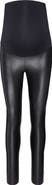 Commando Over the Bump Faux Leather Maternity Leggings