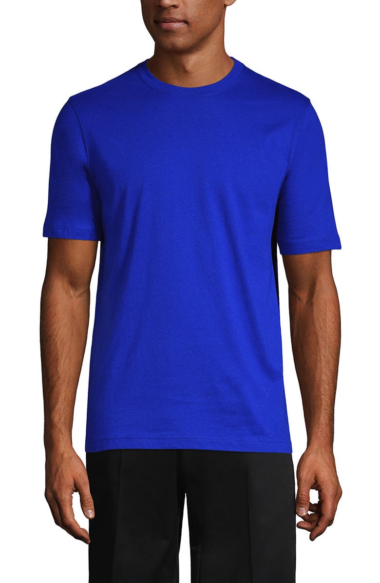 Lands' End School Uniform  Short Sleeve Essential T-shirt, Main, color, Classic Navy