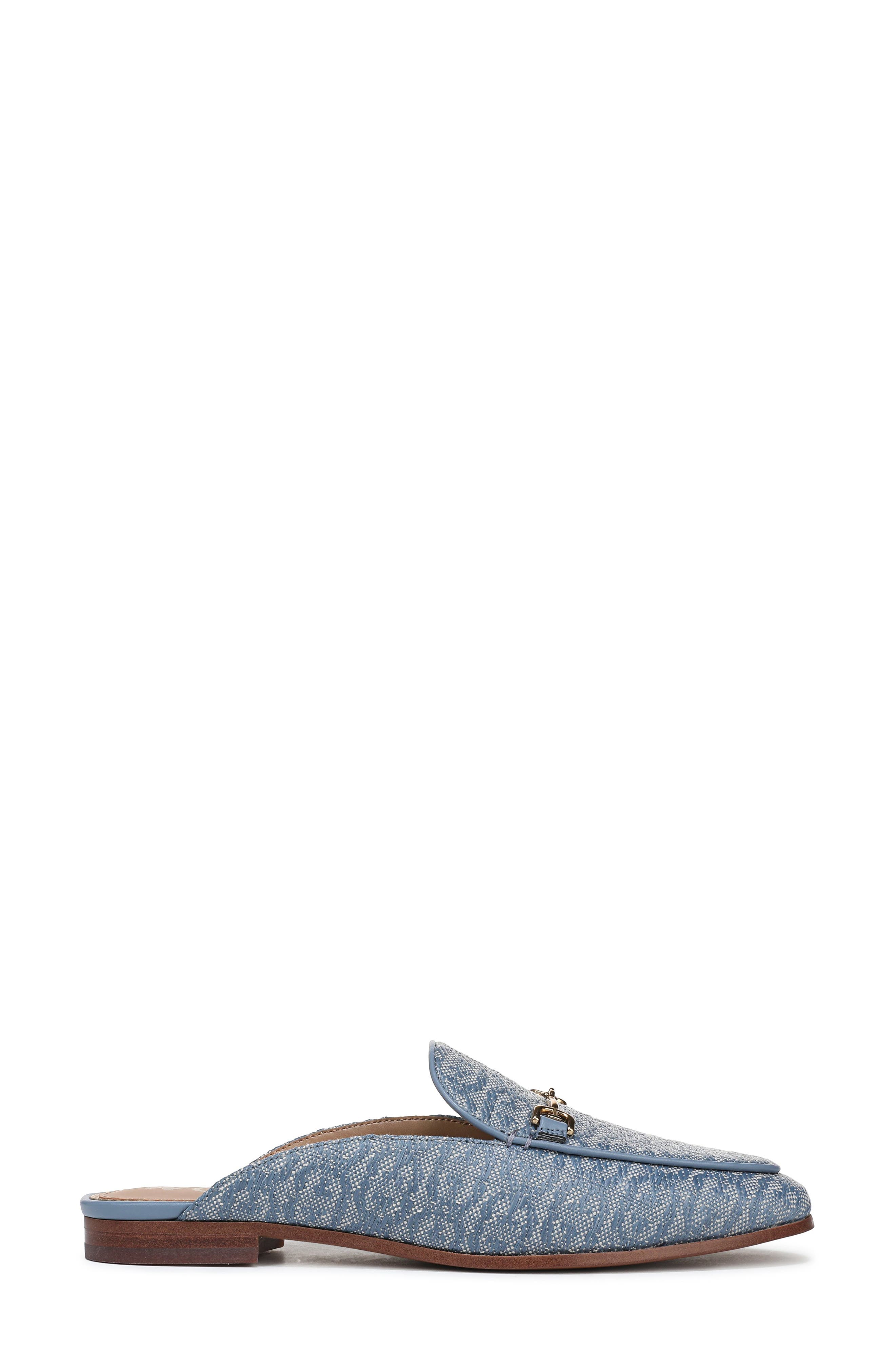 Linnie Mule, Alternate, color, AZURE BLUE
