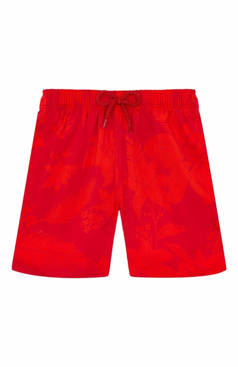 Kids' Flower Power Stretch Swim Shorts
