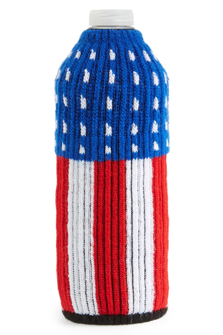 'Baberaham Lincoln' Bottle Insulator, Main, color, RED