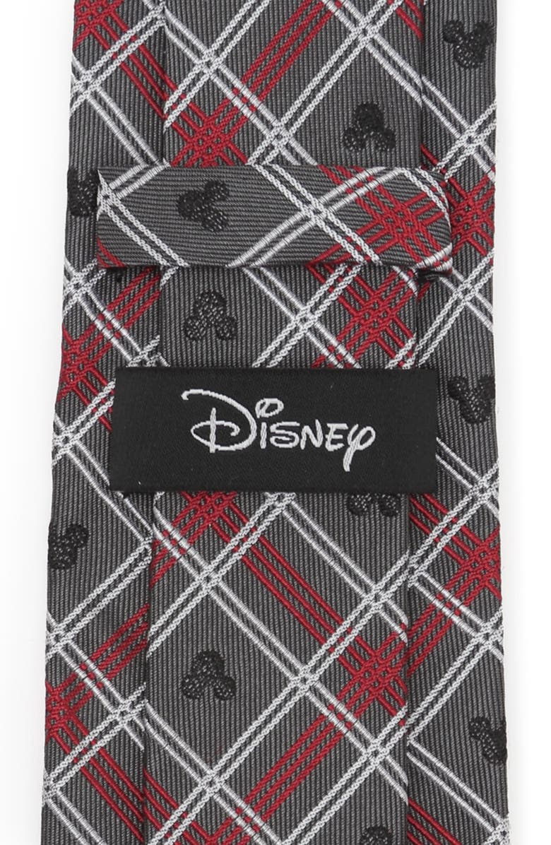 Cufflinks, Inc. Mickey Mouse Holiday Plaid Silk Tie, Alternate, color, 