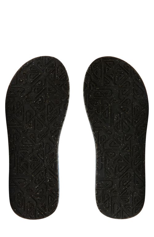 Quiksilver Carver Flip Flop In Gray