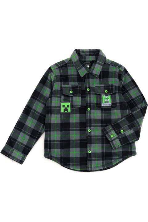 Creeper Fleece Lined Shacket (little Kid & Big Kid)