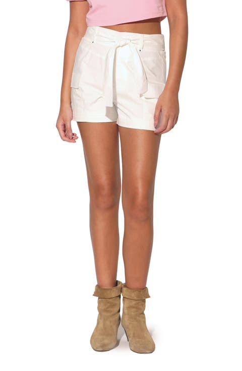 Marcos Tie Waist Cotton Cargo Shorts