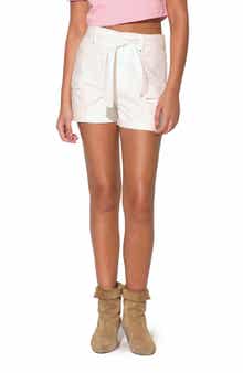 Walter Baker Marcos Tie Waist Cotton Cargo Shorts