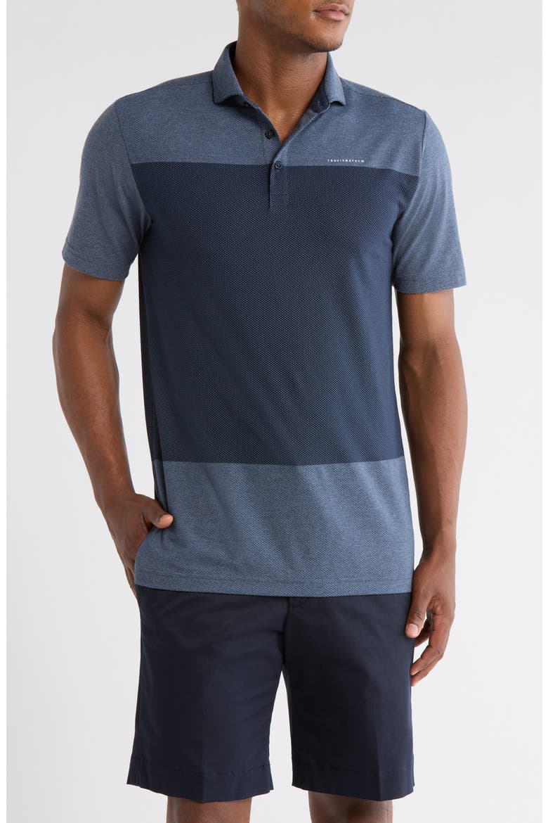 Rudder Runner Polo, Main, color, HEATHER TOTAL ECLIPSE