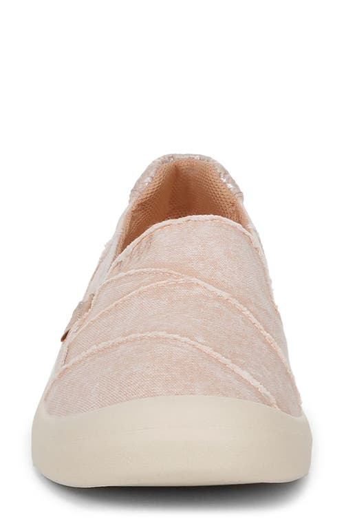 Blowfish Malibu Beachfront Slip On Sneaker In Pink Washed Canvas
