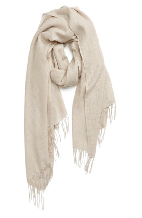 Tissue Weight Wool & Cashmere Scarf