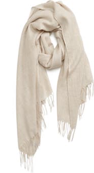 Nordstrom Tissue Weight Wool & Cashmere Scarf