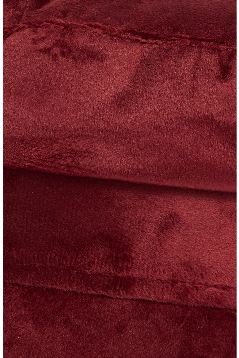 Kids' Velvet Cabby Hat, Alternate, color, RED