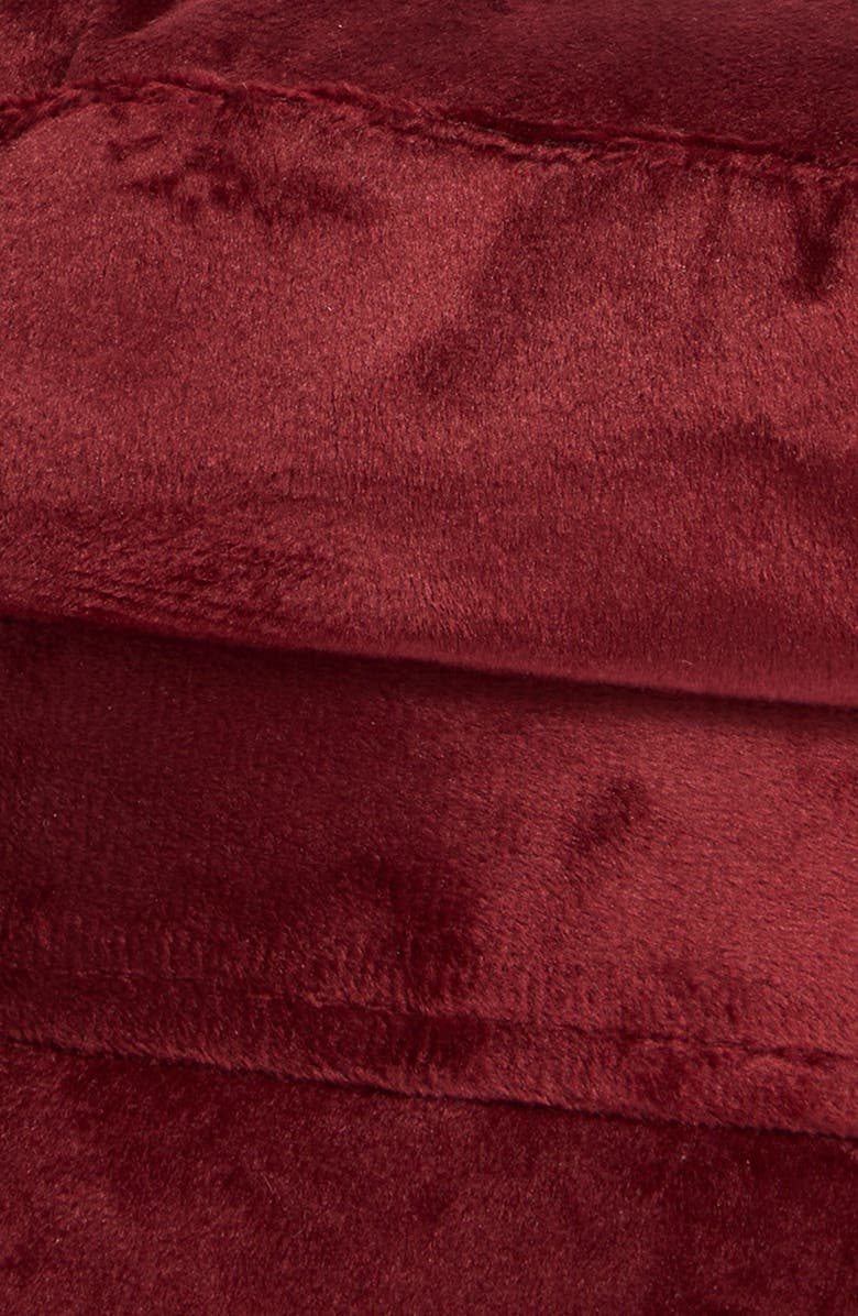 The Accessory Collective Kids' Velvet Cabby Hat, Alternate, color, Red