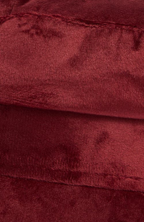 The Accessory Collective Kids' Velvet Cabby Hat In Red