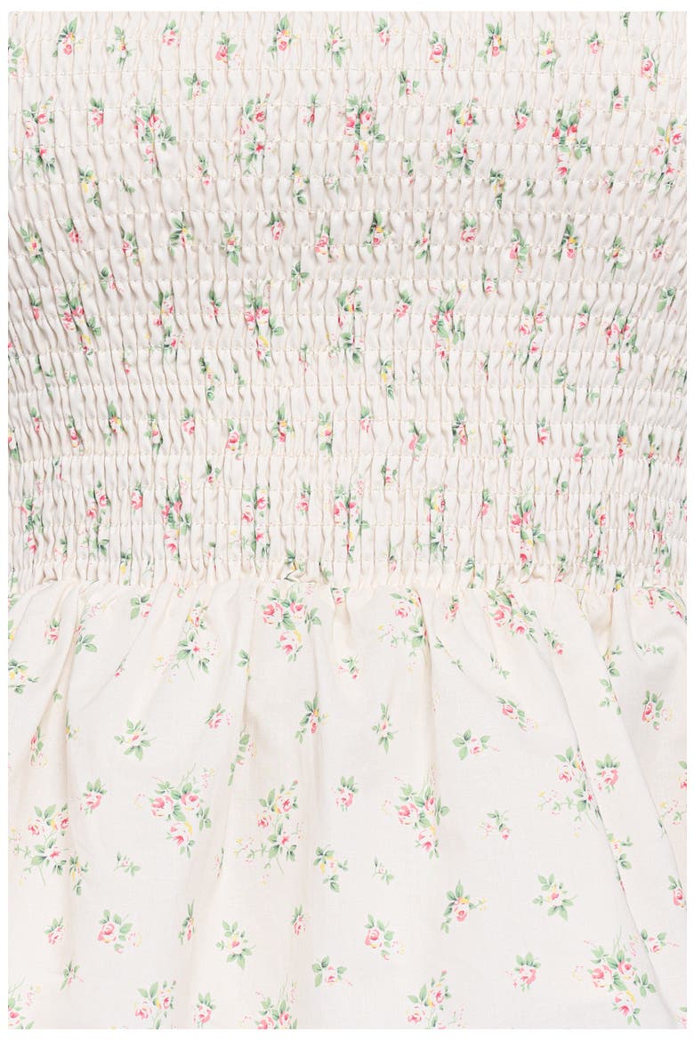 Remira Smocked Ruffle Top, Alternate, color, WHITE BETTY