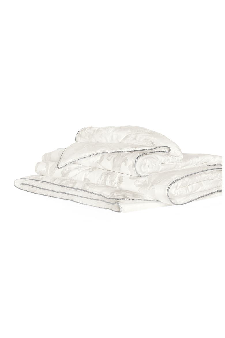 Infinity Mulberry silk comforter, Alternate, color, White