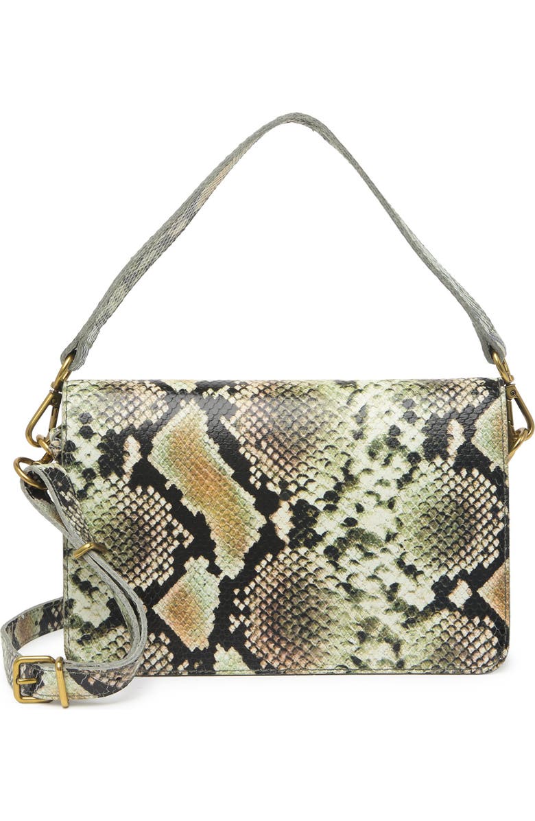 Madewell Snake Embossed Leather Convertible Crossbody Bag, Main, color,