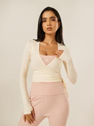 Be Athletica The Ultimate Ballet Wrap Top