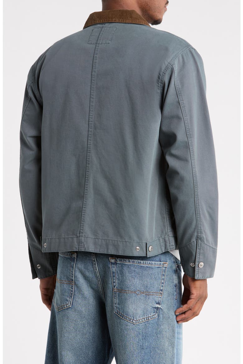 Canvas Workwear Jacket, Alternate, color, DARK SLATE