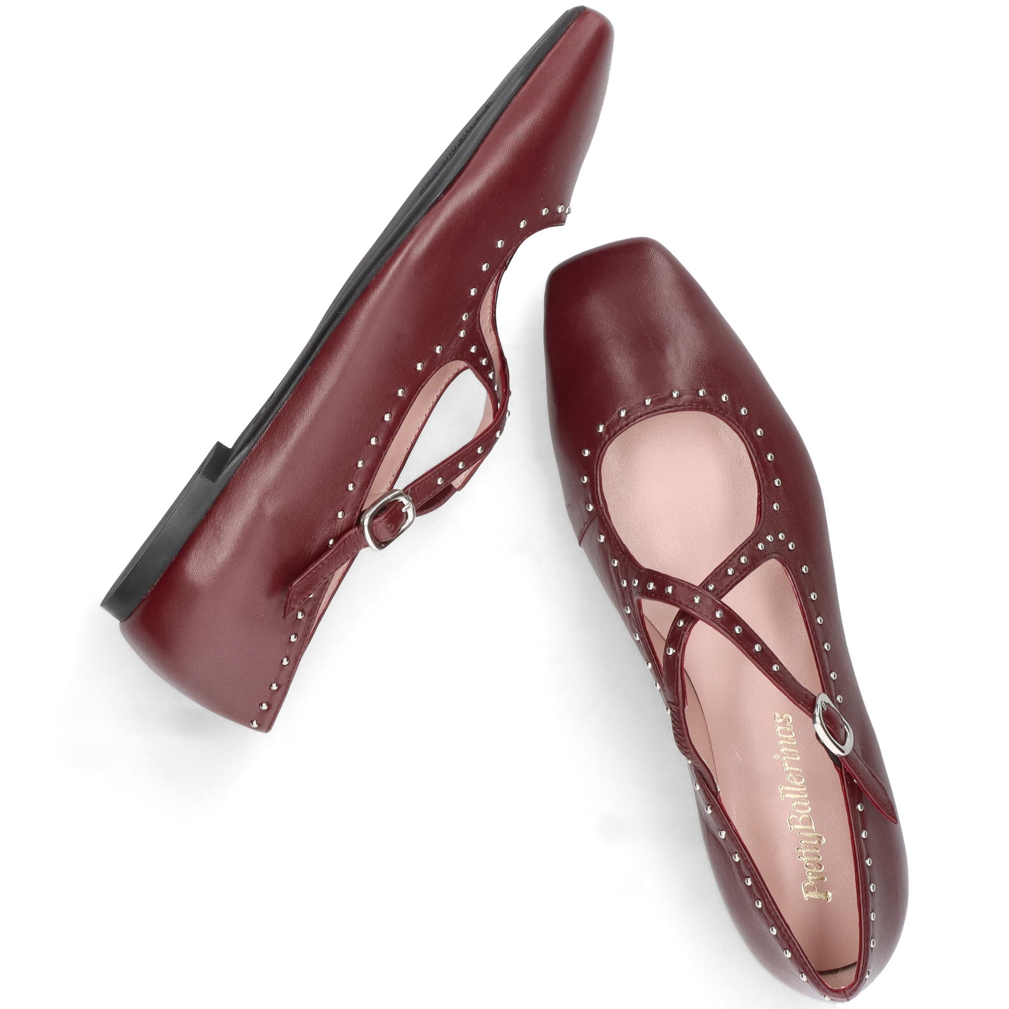 Criss Cross Mary Jane, Alternate, color, Burgundy