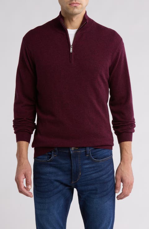 Cashmere Merino Half-Zip Sweater