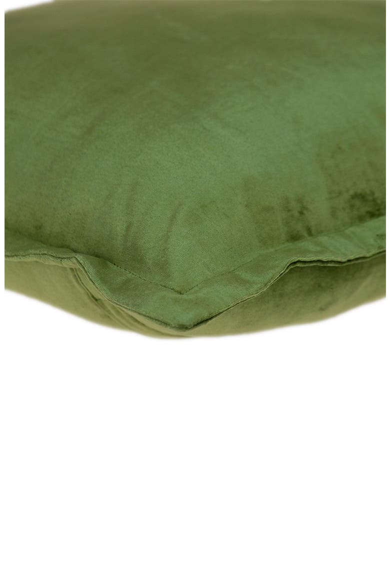 Agneta Transitional Olive Throw Pillow, Alternate, color, OLIVE