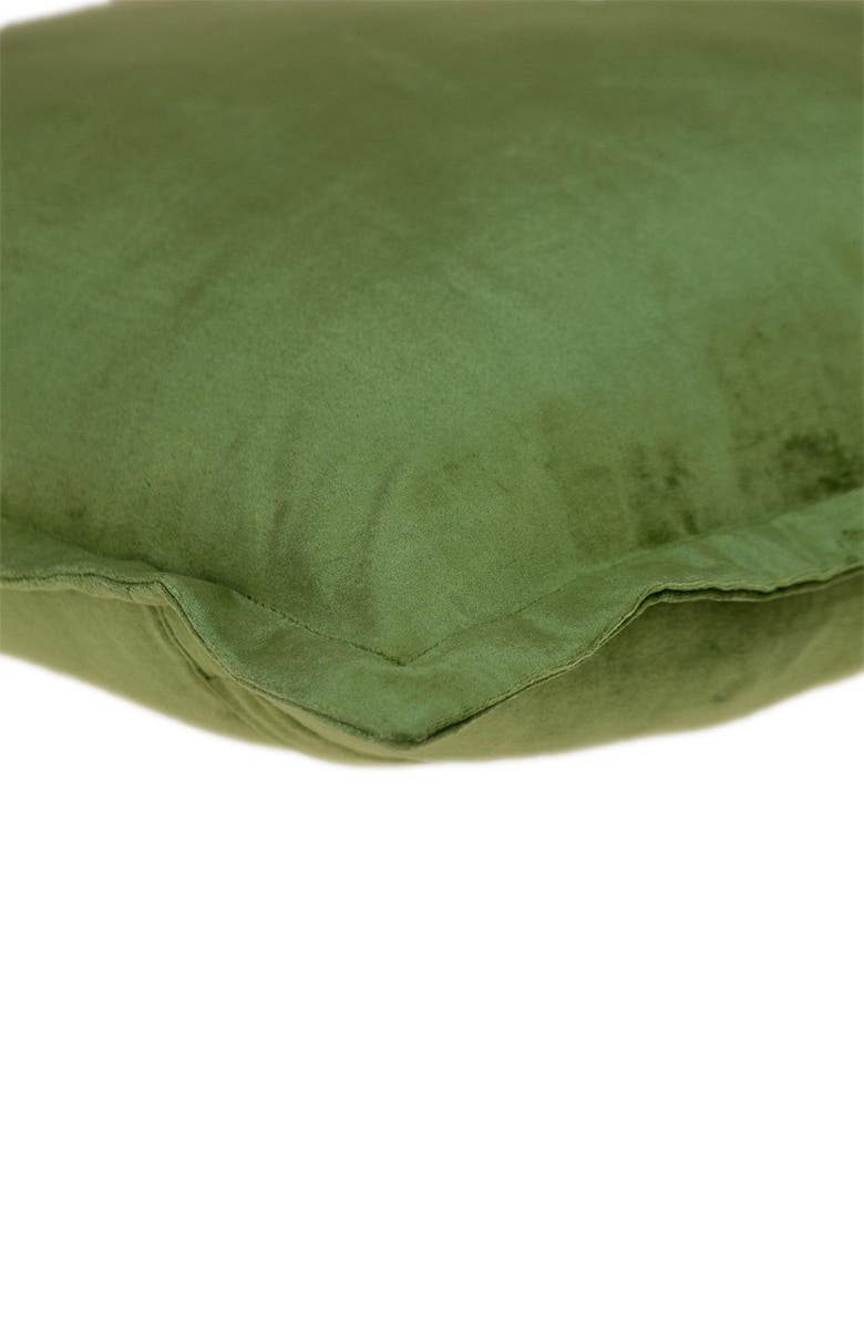PARKLAND COLLECTION Agneta Transitional Olive Throw Pillow, Alternate, color, 