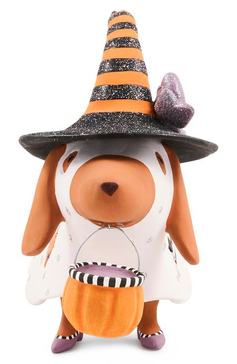 Patience Brewster Dottie Dachshund Halloween Ornament
