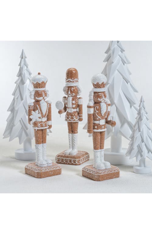 Zodax Adelard Set Of 4 Nutcracker Ornaments In Brown