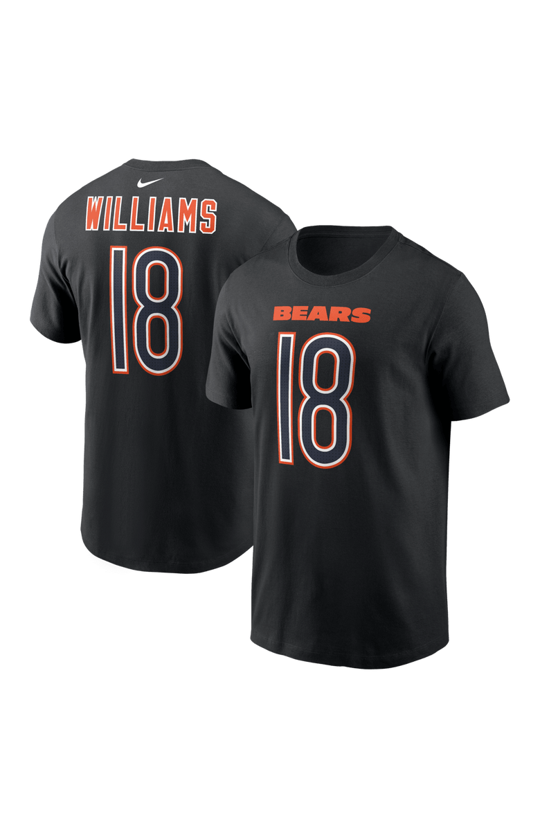 Nike Men's Nike Caleb Williams Black Chicago Bears Carbon Name & Number T-Shirt, Main, color, Black