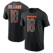Nike Men's Nike Caleb Williams Black Chicago Bears Carbon Name & Number T-Shirt