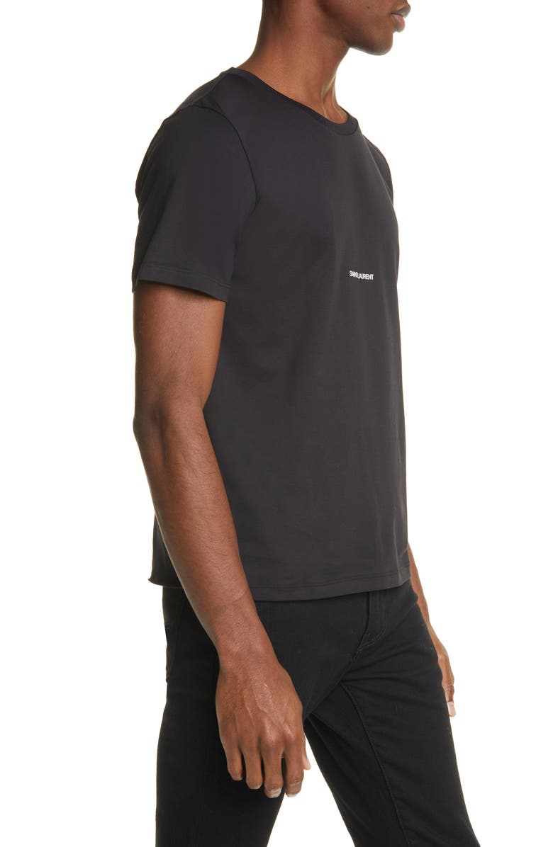 Saint Laurent Gauche Logo T-Shirt, Alternate, color, 